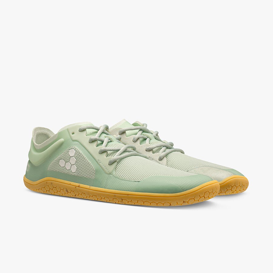 Green Women's Vivobarefoot Primus Lite III Training Shoes | Philippines 0186RVDW